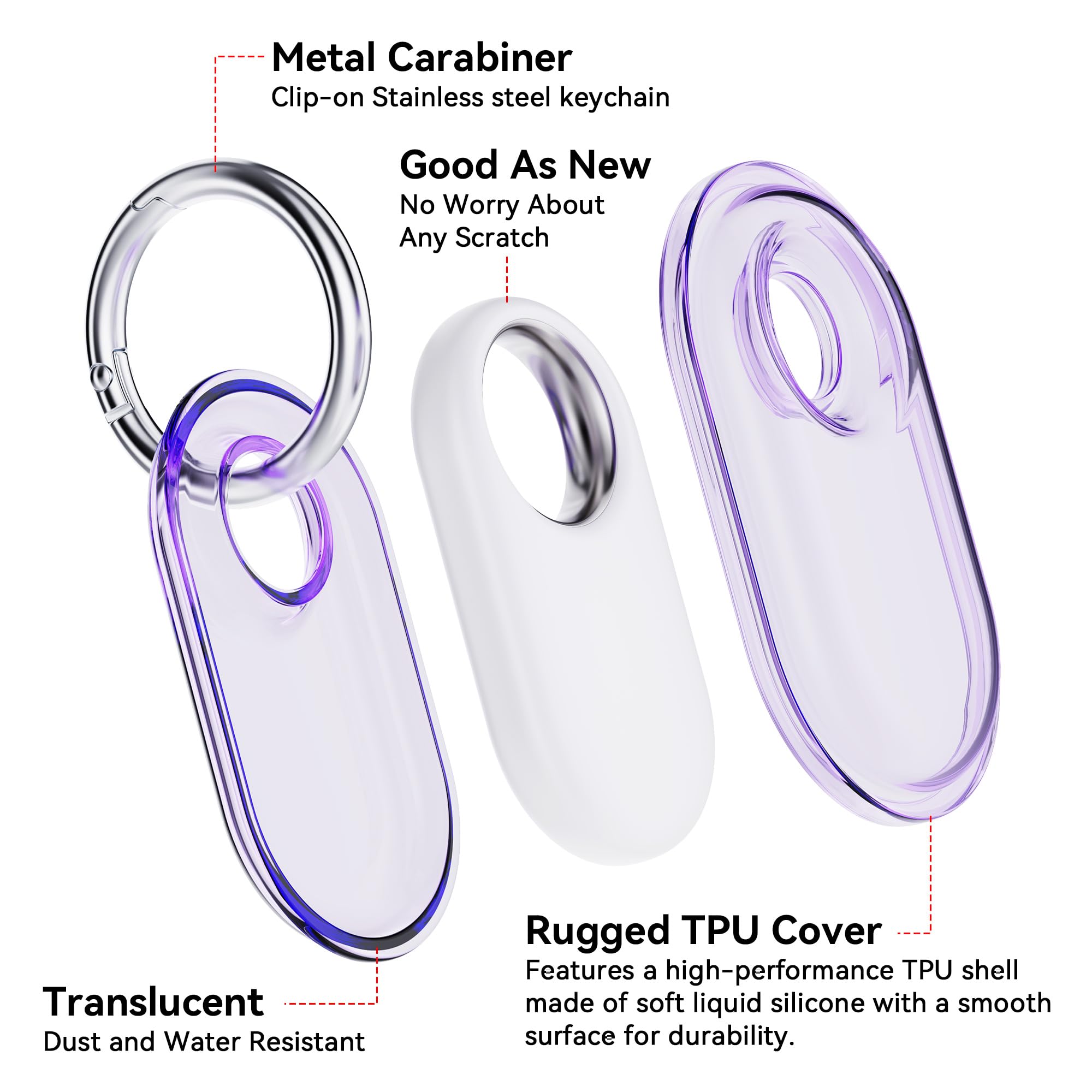 Amazon.com: 4-Pack for Samsung Smart tag 2 Case with Key Ring